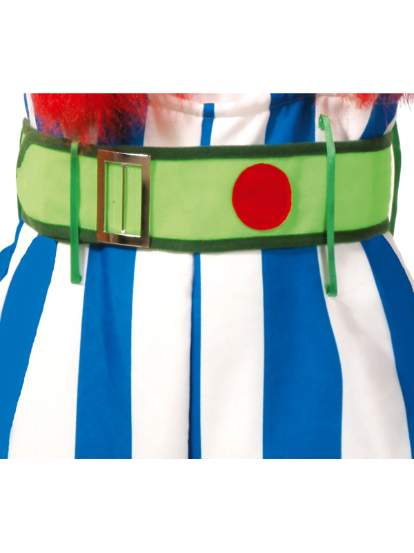 Déguisement gaulois costaud enfant (façon Obélix) – Pantalon rayé + t-shirt + ceinture
