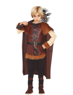 Déguisement Viking garçon enfant – Tunique, cape & pantalon 2
