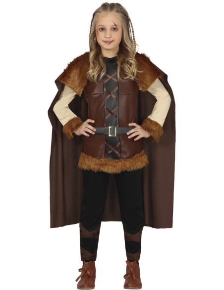 Déguisement Viking garçon enfant – Tunique, cape & pantalon