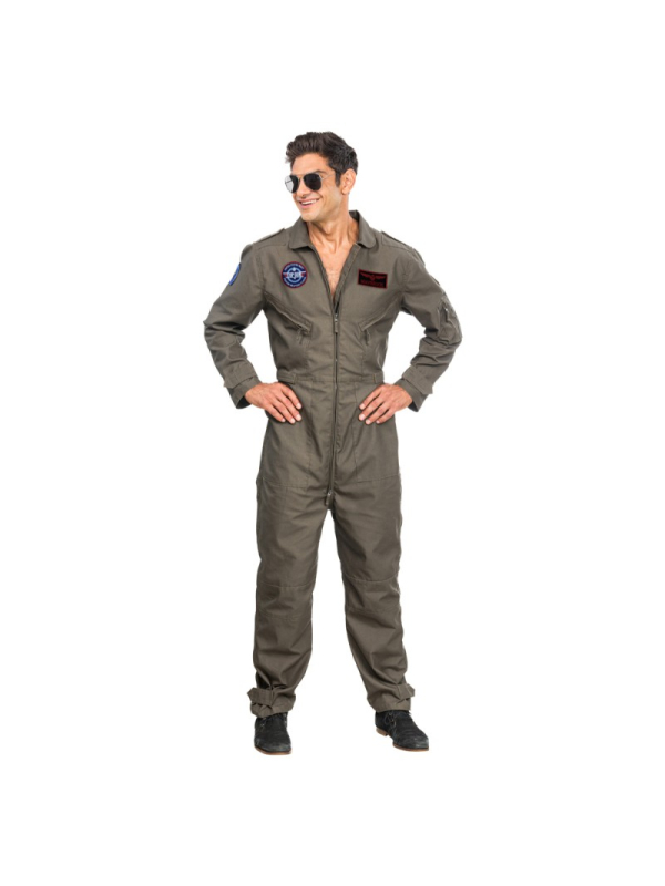 Déguisement Top Gun™ Maverick officiel homme – Combinaison pilote premium (M, L, XL)