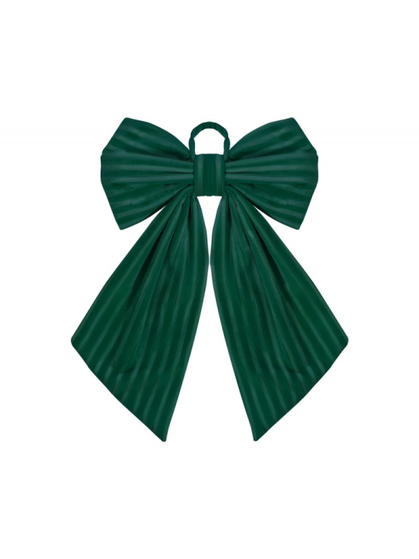 Nœud velours Vert – 45 × 60 cm – Décoration de Noël élégante pour sapin, porte & vitrine