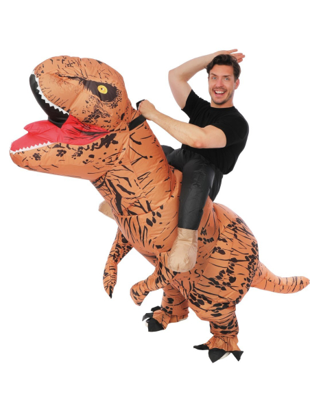 Costume gonflable Dinosaure à chevaucher – Adulte – Taille unique