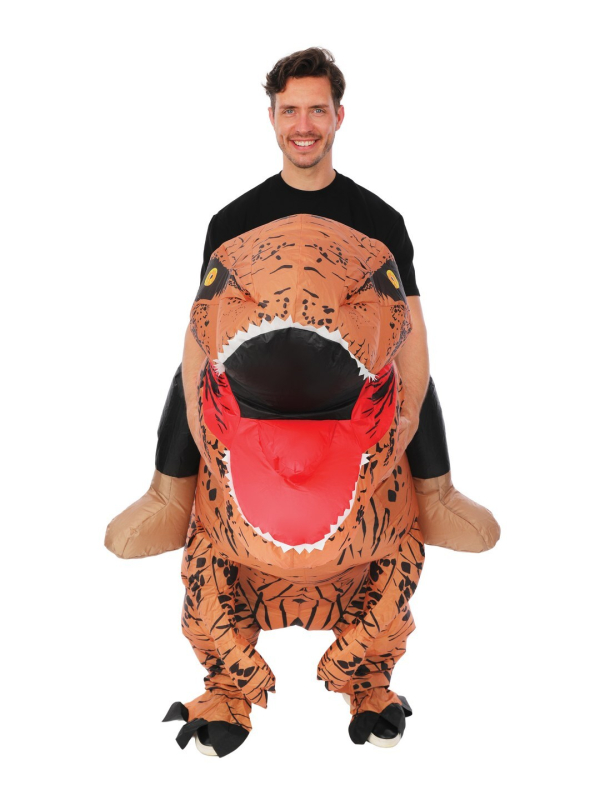 Costume gonflable Dinosaure à chevaucher – Adulte – Taille unique
