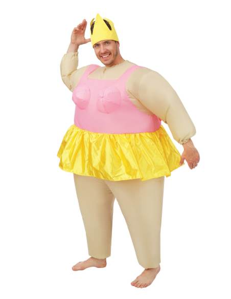 Costume gonflable ballerine adulte – Taille unique