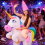 Déguisement gonflable Licorne à chevaucher – Adulte – Taille unique
