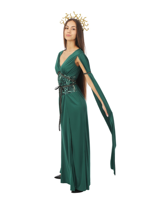 Déguisement Médusa femme – Costume mythologie grecque – S/M et L/XL