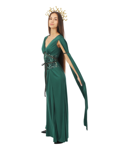 Déguisement Médusa femme – Costume mythologie grecque – S/M et L/XL