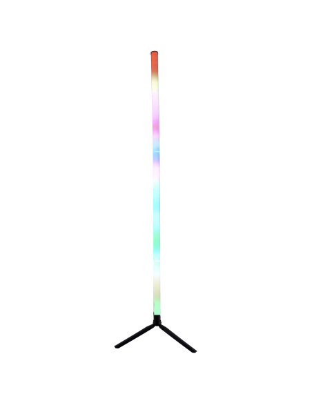 Lampe tube LED RGBW sur pied – Effet festival & ambiance – Télécommande + USB