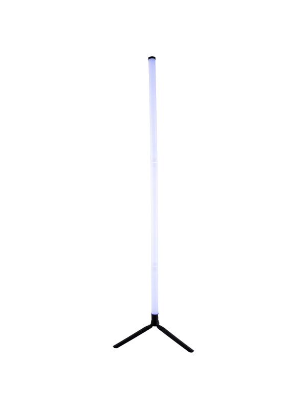 Lampe tube LED RGBW sur pied – Effet festival & ambiance – Télécommande + USB