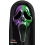 Masque Ghost Face® Ombre Chrome vert & violet – Fun World