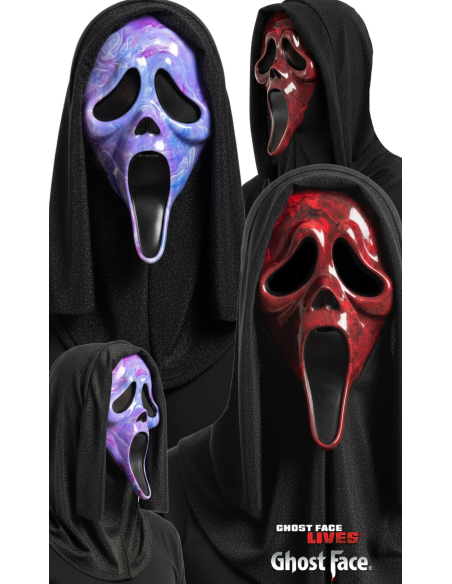 Masque Scream Ghost Face® Marbré rouge – Fun World (Marble) – Collector 2026