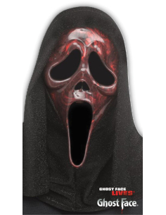 Masque Scream Ghost Face® Marbré rouge – Fun World (Marble) – Collector 2026