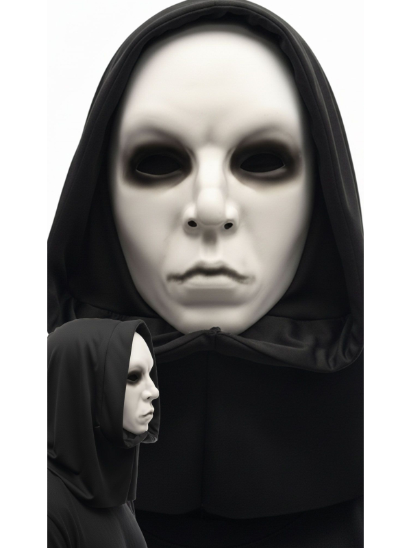 Masque Halloween Revenant ultra réaliste avec capuche – Fun World