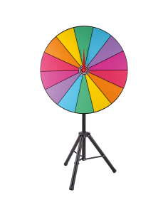 Roue des gages EVJF/EVG – Roulette à tourner 80 cm (défis, quiz, cadeaux)