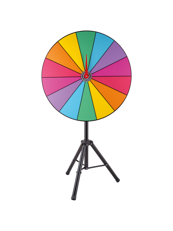 Roue des gages EVJF/EVG – Roulette à tourner 80 cm (défis, quiz, cadeaux)