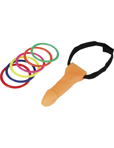 Jeu des anneaux EVJF/EVG – Bandeau humoristique + anneaux (enterrement de vie de célibataire)