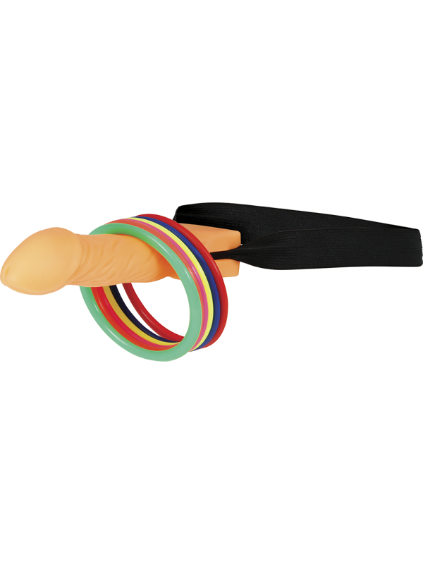 Jeu des anneaux EVJF/EVG – Bandeau humoristique + anneaux (enterrement de vie de célibataire)