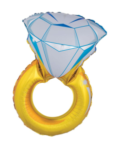 Ballon aluminium Bague de fiançailles XL – Décoration mariage & EVJF