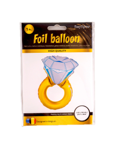 Ballon aluminium Bague de fiançailles XL – Décoration mariage & EVJF 2