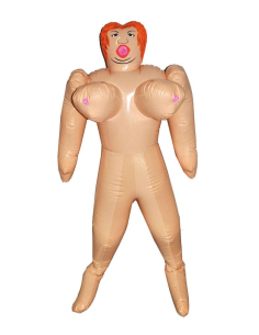 Poupée gonflable humour – Femme XXL 150 cm | Accessoire EVG & soirée surprise