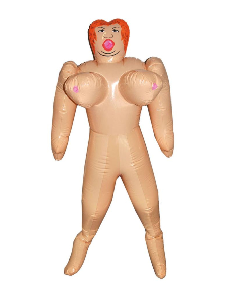Poupée gonflable humour – Femme XXL 150 cm | Accessoire EVG & soirée surprise