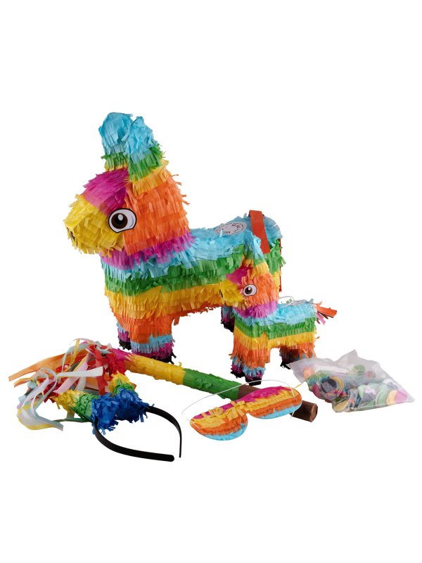 Pinata Party Set 6 pièces – Piñata + accessoires complets pour anniversaire enfant