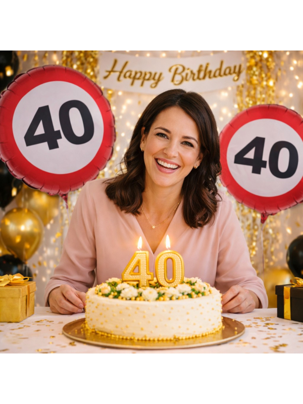 Ballon anniversaire 40 ans – Panneau “40”