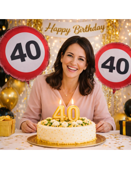 Ballon anniversaire 40 ans – Panneau “40”
