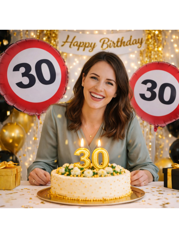 Ballon anniversaire 30 ans – Panneau “30”