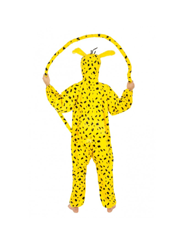 Déguisement Marsupilami™ enfant & ado – Combinaison à capuche avec queue géante (Licence officielle)