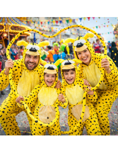 Déguisement Marsupilami™ enfant & ado – Combinaison à capuche avec queue géante (Licence officielle) 2