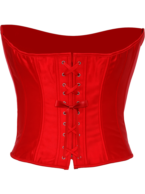 Corset rouge serre-taille – Bustier glamour (tailles S à L)