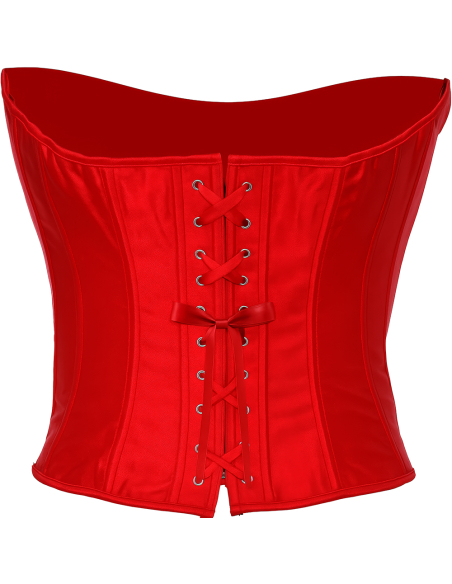 Corset rouge serre-taille – Bustier glamour (tailles S à L)