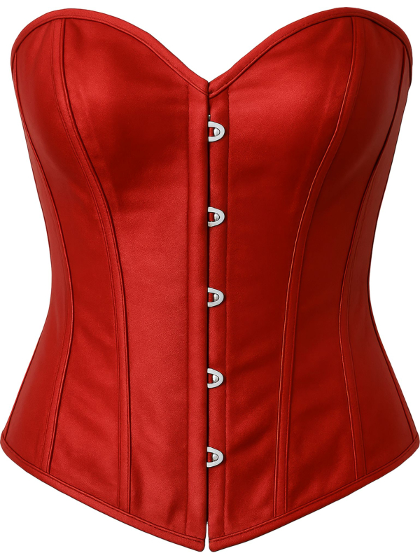 Corset rouge serre-taille – Bustier glamour (tailles S à L)