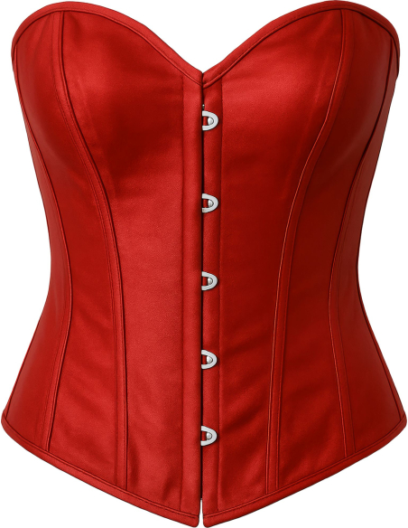 Corset rouge serre-taille – Bustier glamour (tailles S à L)
