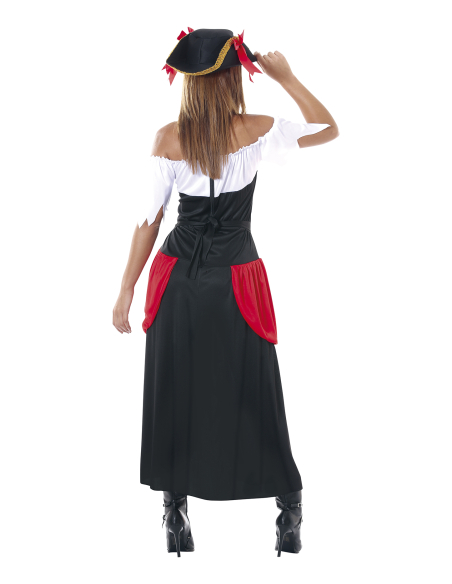 Déguisement de Pirate Femme “Boucanier” – Avec Chapeau Tricorne & Robe Sexy