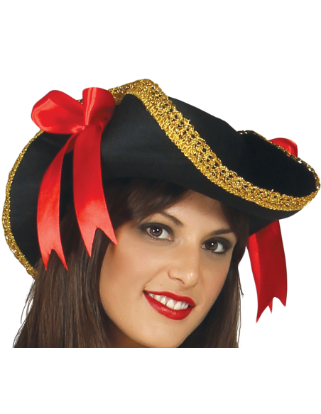 Déguisement de Pirate Femme “Boucanier” – Avec Chapeau Tricorne & Robe Sexy