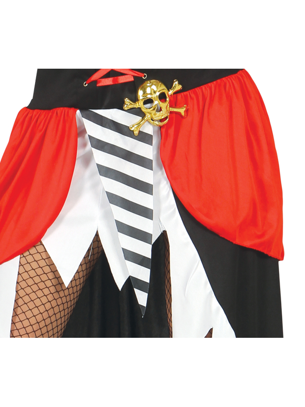 Déguisement de Pirate Femme “Boucanier” – Avec Chapeau Tricorne & Robe Sexy