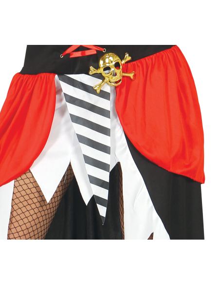 Déguisement de Pirate Femme “Boucanier” – Avec Chapeau Tricorne & Robe Sexy