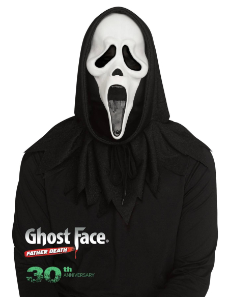 Masque Ghost Face® 30ᵉ Anniversaire (1996–2026) – Édition Collector Fun World