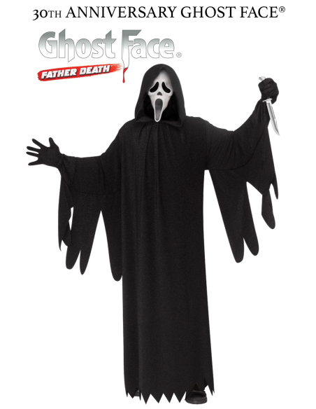 Costume Ghost Face® 30ᵉ Anniversaire Homme – Édition Collector Scream (1996–2026)