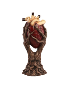 Le Cœur de la Forêt en résine – Déco Halloween gothique chic 32 cm