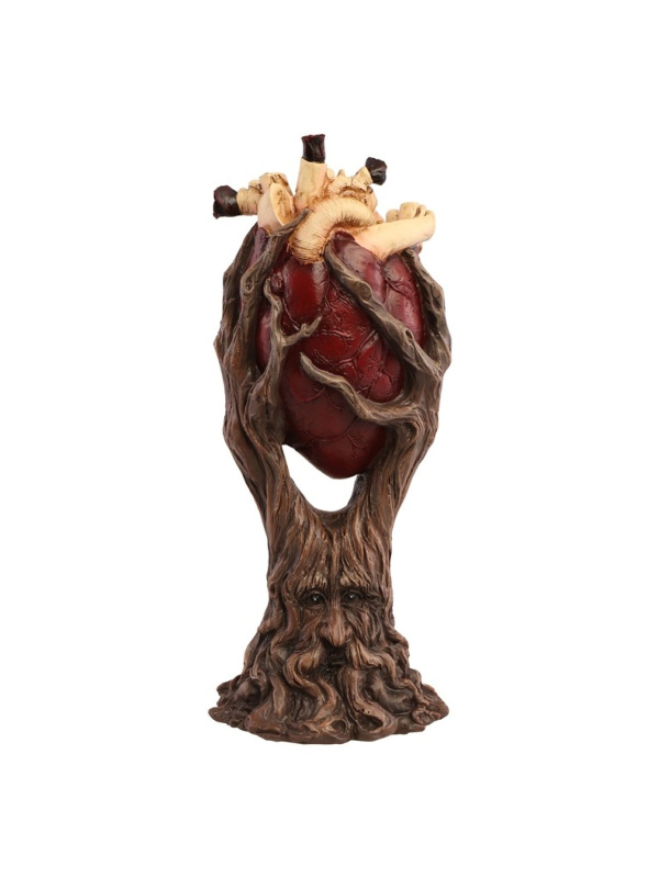 Le Cœur de la Forêt en résine – Déco Halloween gothique chic 32 cm