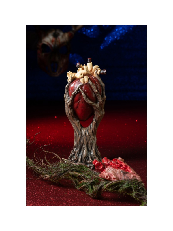Le Cœur de la Forêt en résine – Déco Halloween gothique chic 32 cm