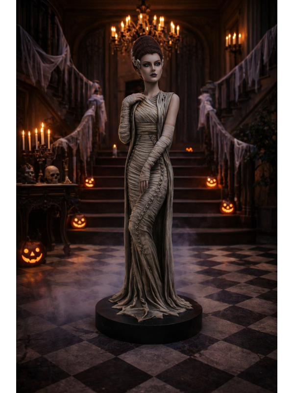 Statue géante fiancée de Frankenstein 165 cm – Décoration Halloween