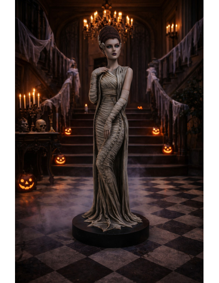 Statue géante fiancée de Frankenstein 165 cm – Décoration Halloween