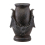 Déco Halloween chic – Urne chauve-souris noire en résine 26 cm effet peau de serpent