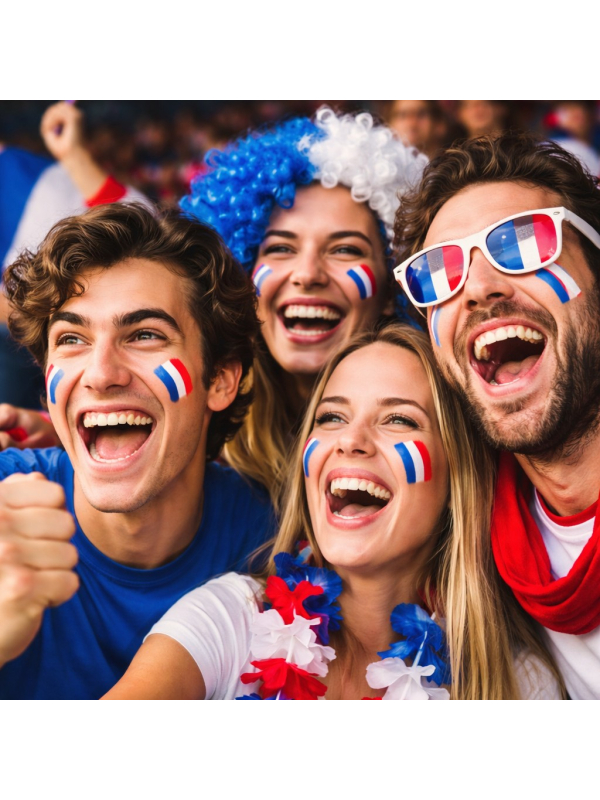 Stick maquillage Bleu Blanc Rouge – Maquillage supporter France