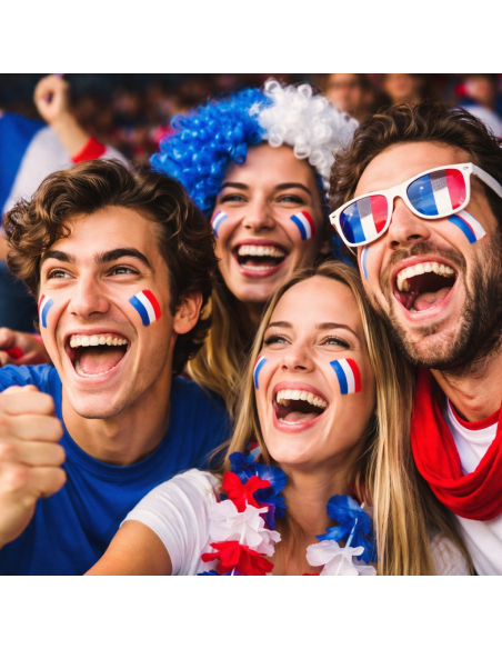 Stick maquillage Bleu Blanc Rouge – Maquillage supporter France