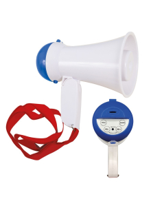 Mégaphone Supporter Bleu Blanc Rouge 16 cm – Effet sonore